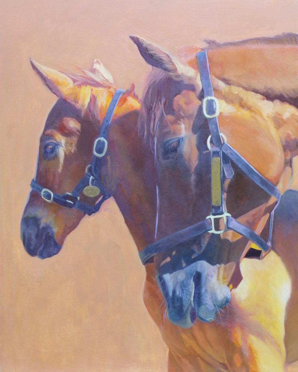 Image may contain Halter Art Painting Animal Colt Horse Horse Mammal Blade Dagger Knife and Weapon