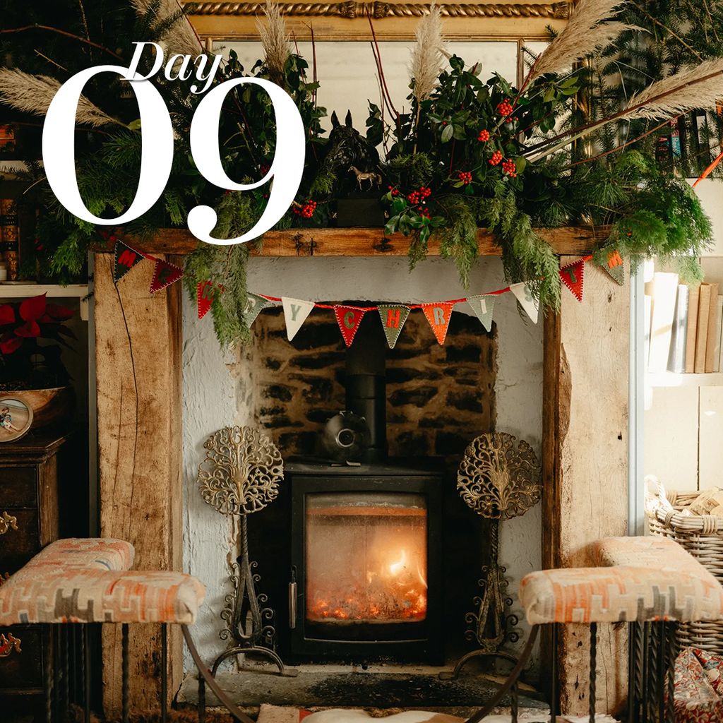 Image may contain Fireplace Indoors and Hearth