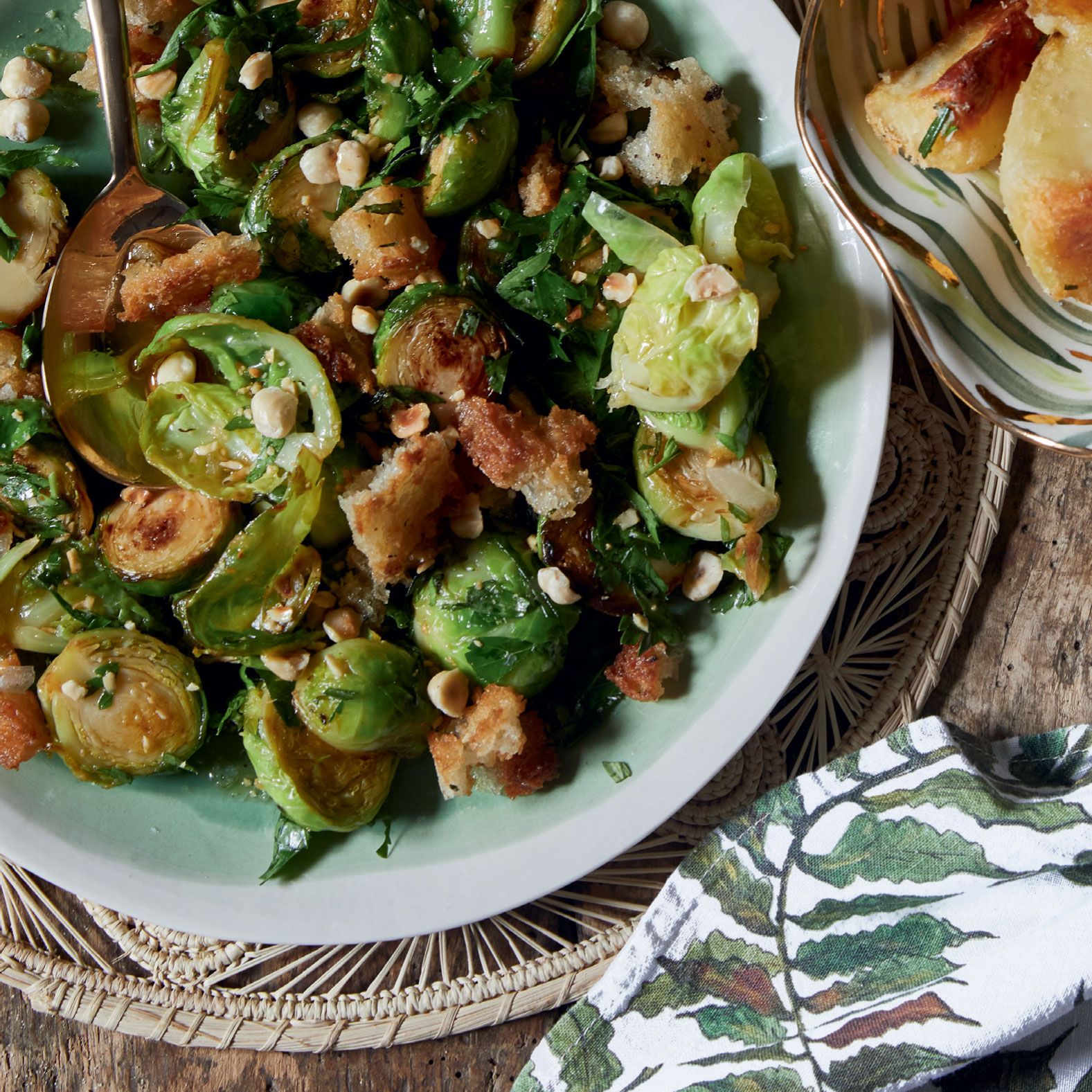 Brussels sprouts and hazelnuts with brown butter