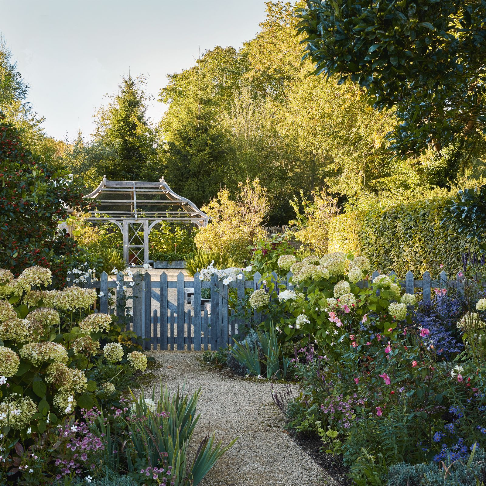 A hydrangea-filled Cotswold garden thoroughly rationalised by Jinny Blom