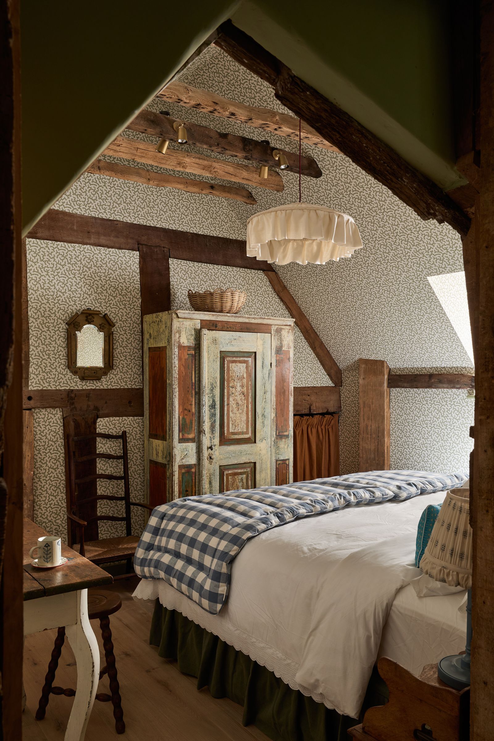 Winter bedroom ideas take inspiration from this incredibly inviting room in a 16thcentury cottage in West Sussex.